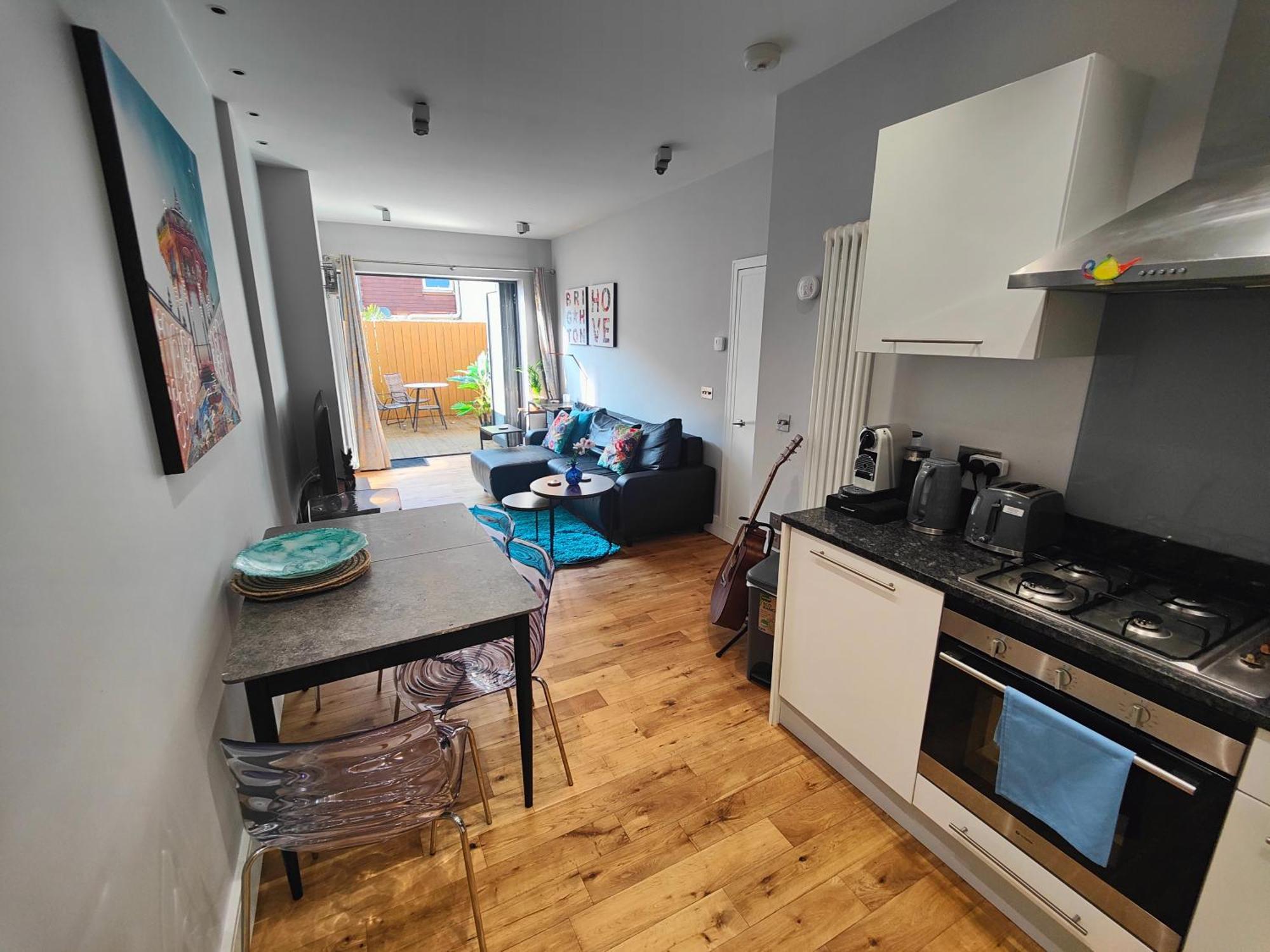 Modern Central Brighton Patio Flat - Free Parking! Exterior foto