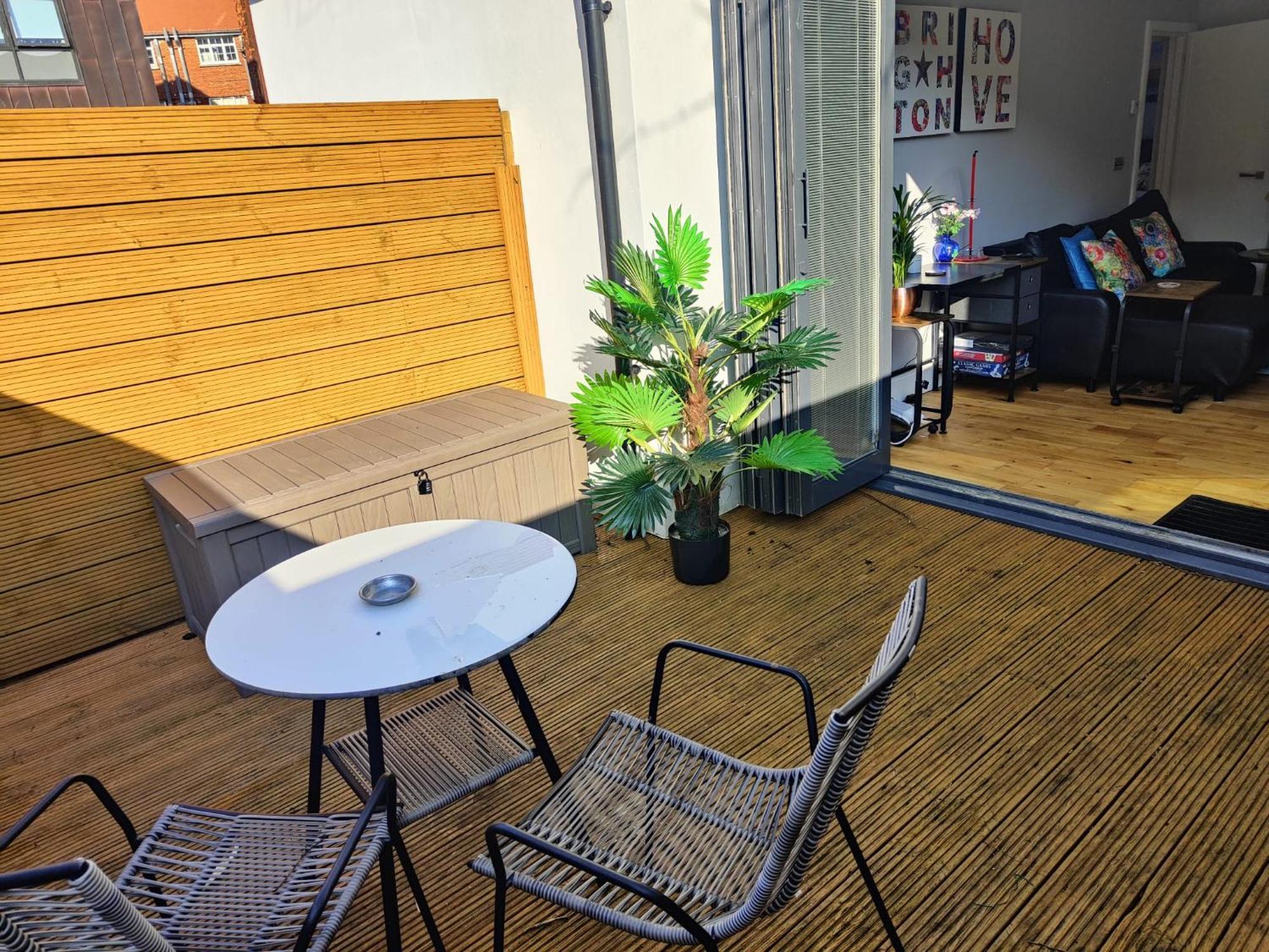 Modern Central Brighton Patio Flat - Free Parking! Exterior foto